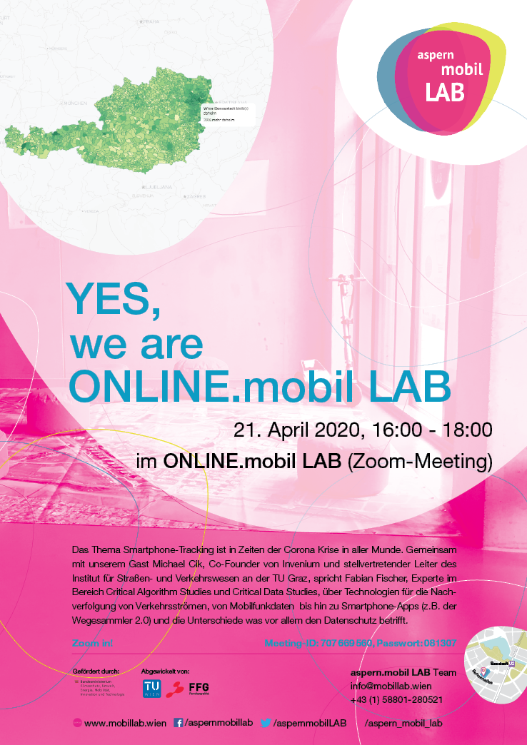 Plakat: YES, we are ONLINE!
