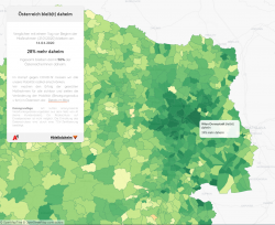 (c) Invenium: Österreich bleibt daheim - Kartenausschnitt Ostregion