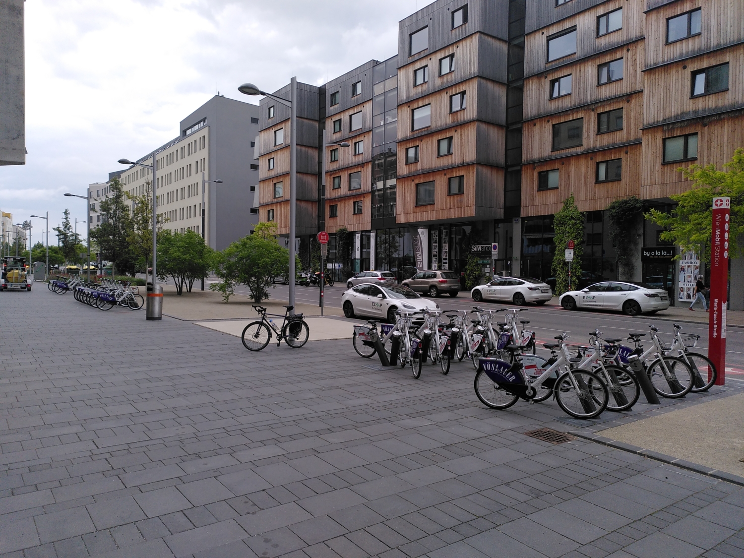 Foto Mobilitätsstation in aspern Seestadt